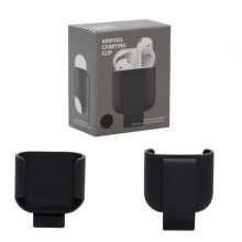 Carrying clip for apple airpods black-min